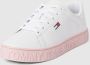 Tommy Jeans Roze Leren Sneakers voor Vrouwen Pink Dames - Thumbnail 3