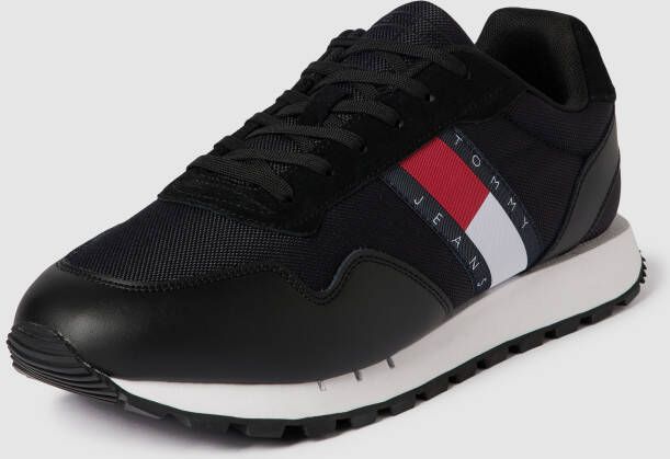 TOMMY JEANS Tommy Hilfiger Retro Leather TJM Essential Heren Sneakers Zwart - Foto 8