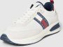 Tommy Hilfiger Leren buitenzool hardloopschoenen White Heren - Thumbnail 5