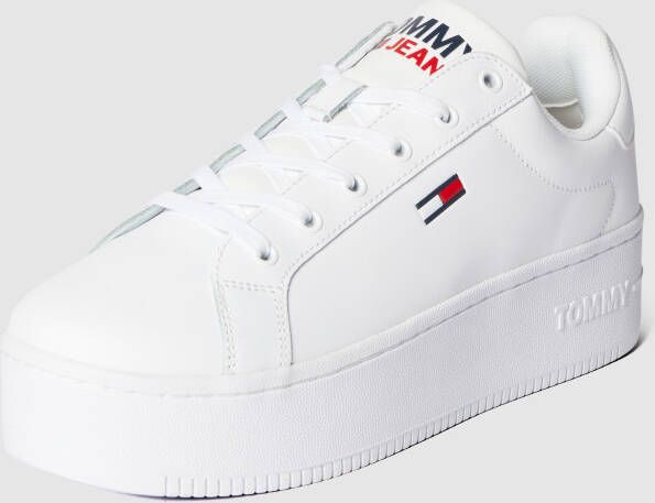 TOMMY JEANS Plateausneakers FLATFORM ESSENTIAL met geborduurd merklabel - Foto 6