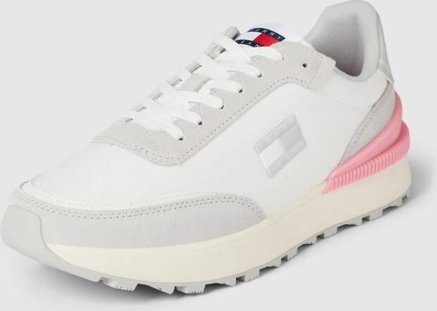 Tommy Jeans Sneakers van leer met labeldetails model 'TECH RUNNER'