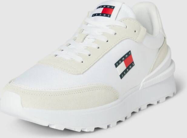 TOMMY JEANS Sneakers met sleehak TJW TECH RUNNER ESS vrijetijdsschoen veterschoen lage schoen met contrastaccenten - Foto 9