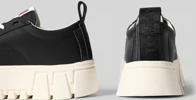 Tommy Jeans Low Top sneaker van echt leer model 'FLATFORM CHUNKY SNEAK' - Foto 2