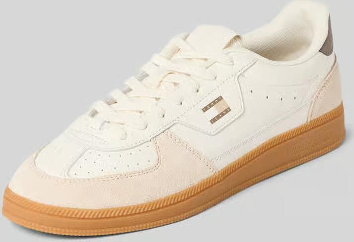 Tommy Jeans Low Top sneakers met echt rundleer