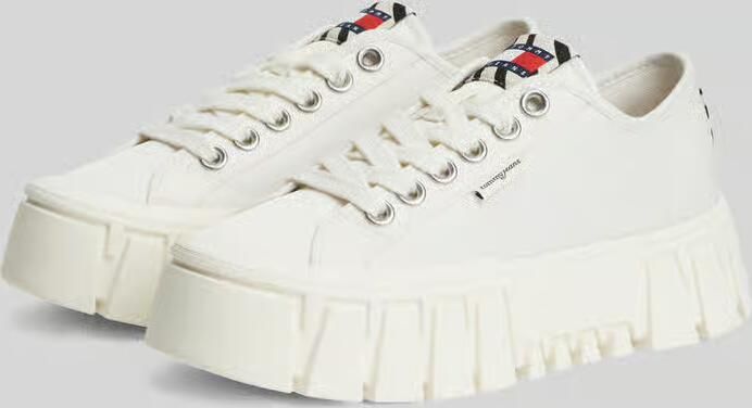 Tommy Jeans Sneakers laag 'Zebra' wit - Foto 7
