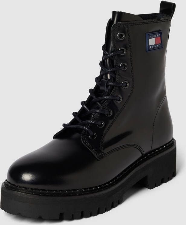 Tommy Jeans Veterboots met labelapplicatie