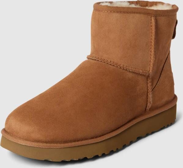 Ugg Boots van leer met labelpatch model 'CLASSIC MINI'