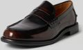 Vagabond Loafers van echt rundleer model 'STEVEN' - Donkerbruin