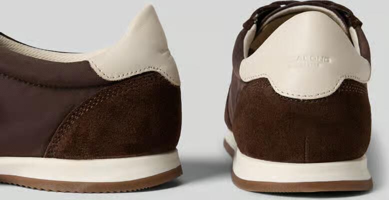 Vagabond low top sneakers van mix van rundleer en textiel model 'YASMIN' - Foto 2