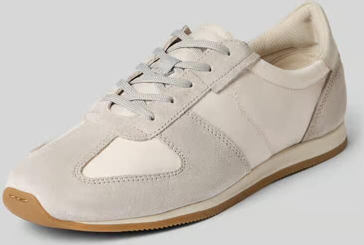 Vagabond low top sneakers van mix van rundleer en textiel model 'YASMIN'