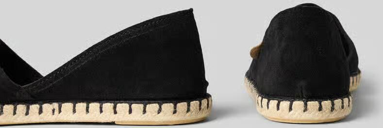 Verbenas Espadrilles van leer met labelpatch model 'CARMEN' - Foto 2