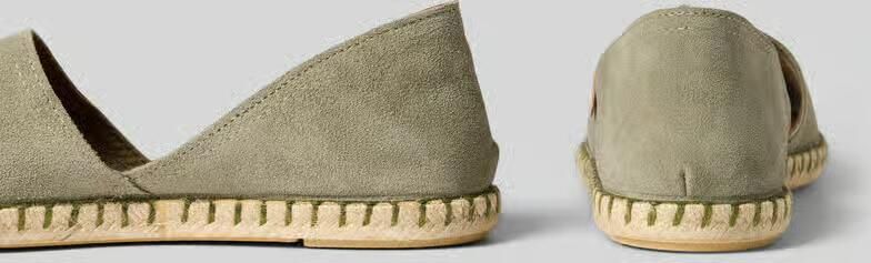 Verbenas Espadrilles van leer met labelpatch model 'CARMEN' - Foto 2