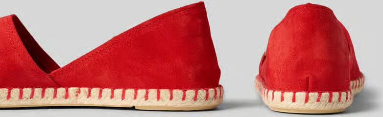 Verbenas Espadrilles van leer met labelpatch model 'CARMEN' - Foto 2