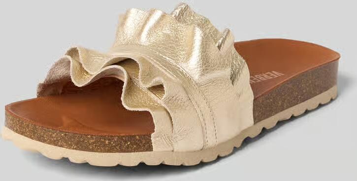 Verbenas Slippers van echt leermix model 'Rocio'