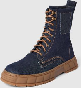 Viron Boots van katoen in denimlook