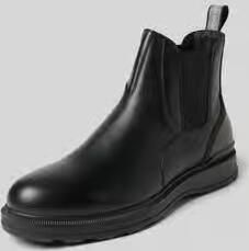 Woolrich Chelsea boots met reliëflogo