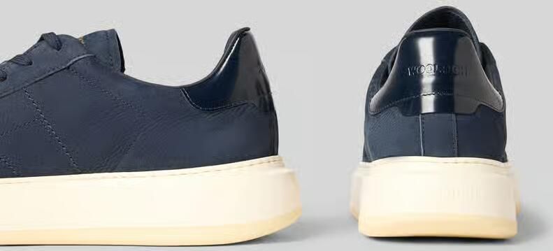 Woolrich Chunky sneakers van leer met vetersluiting - Foto 2