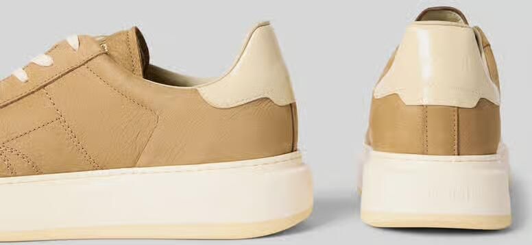 Woolrich Chunky sneakers van leer met vetersluiting - Foto 2