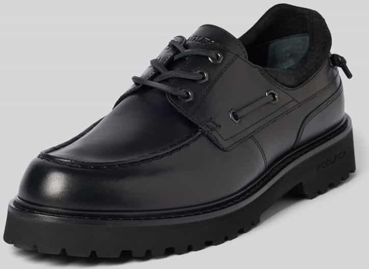 Woolrich Derby van leer met profielzool