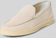 Woolrich Slip-on sneakers van Leer met Rubberzool