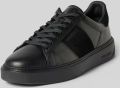 Woolrich Sneakers van echt leer model 'Classic Court' - Zwart