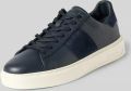 Woolrich Sneakers van echt leer model 'Classic Court' - Marineblauw