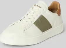 Woolrich Sneakers van leer met vetersluiting