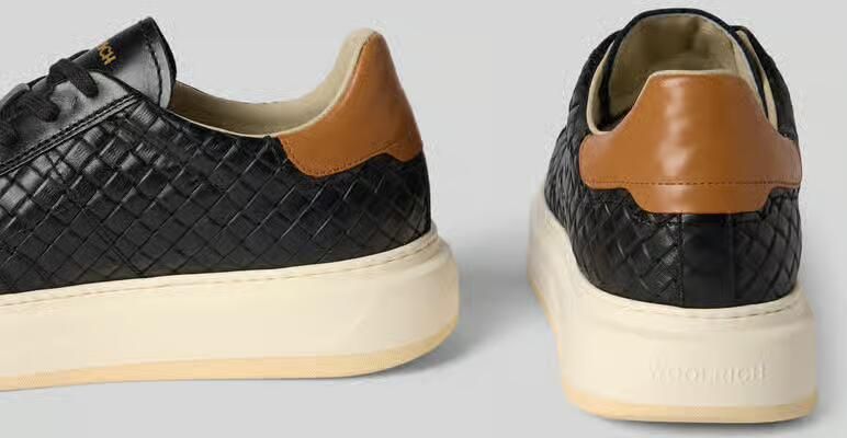 Woolrich sneakers van Leer Model 'ARROW MAN CALF' - Foto 2
