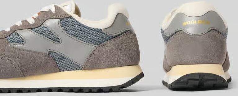 Woolrich Sneakers van leermix met logodetail model 'Gravel' - Foto 2