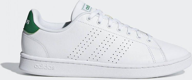 Adidas Advantage Heren Sneakers Ftwr White/Green - Schoenen.nl