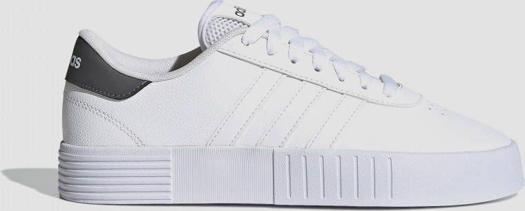 Adidas court bold sneakers wit grijs dames