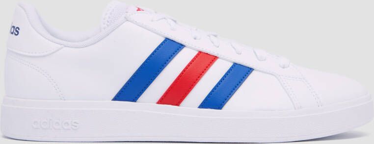 Adidas grand court td sneakers wit blauw heren