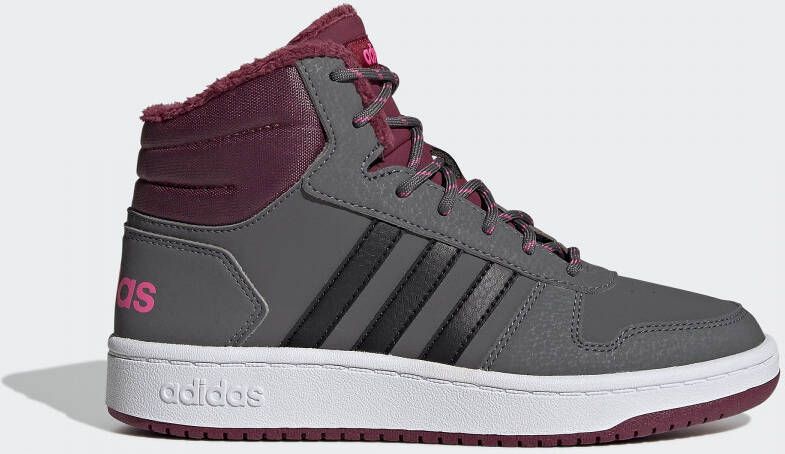 Adidas hoops 2.0 mid sneakers grijs kinderen