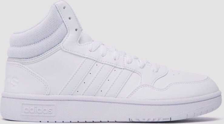 Adidas hoops 3.0 mid sneakers wit dames