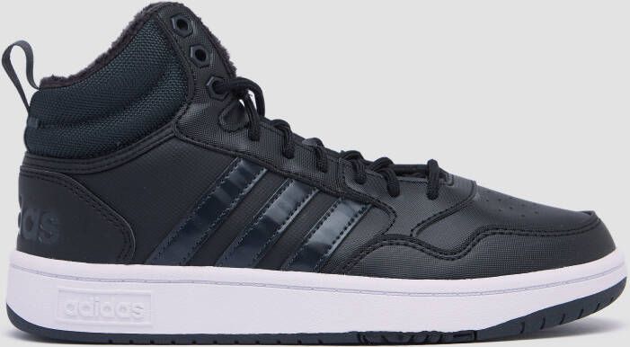 Adidas hoops 3.0 mid sneakers zwart dames