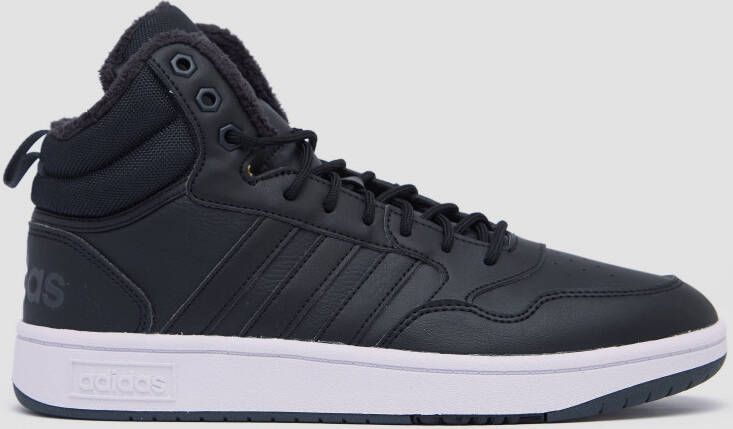 Adidas Sportswear Hoops 3.0 Mid Lifestyle Basketball Classic Fur Lining Winterized Shoes Unisex Zwart - Foto 10