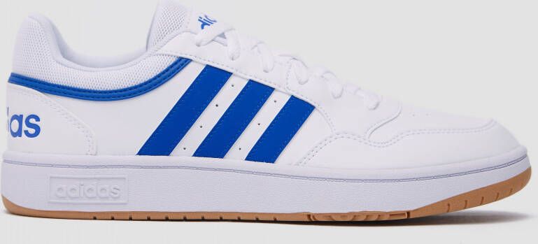 Adidas hoops 3.0 sneakers wit blauw heren