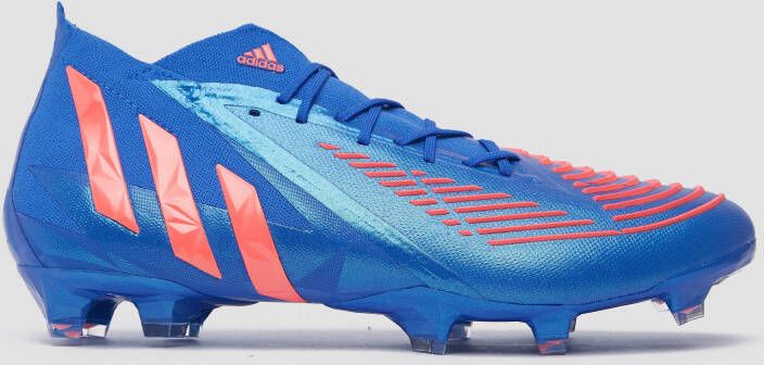 Adidas predator edge.1 fg voetbalschoenen blauw rood