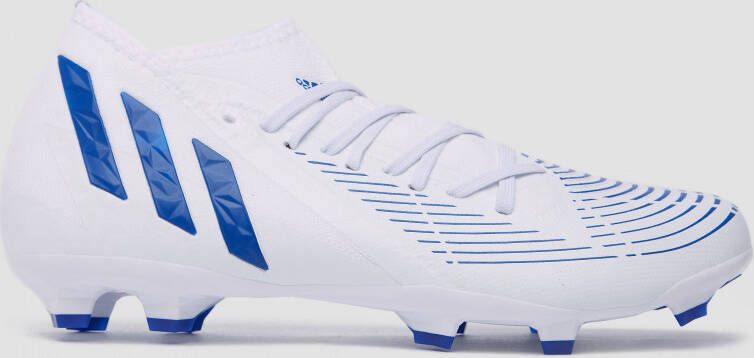 Adidas predator edge.3 fg voetbalschoenen wit blauw
