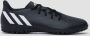 Adidas Performance Predator Edge.4 TF Sr. voetbalschoenen zwart wit - Thumbnail 10