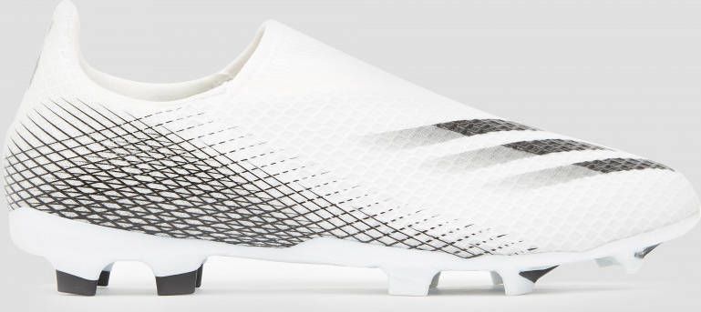 Adidas x ghosted.3 ll fg voetbalschoenen wit zwart kinderen