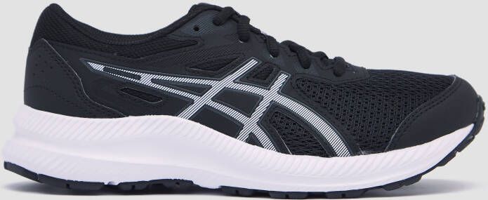 ASICS contend 8 hardloopschoenen zwart wit kinderen