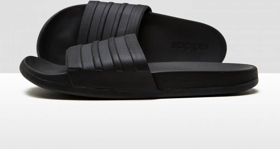 Adidas adilette cloudfoam mono slippers zwart heren