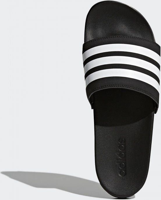 Adidas adilette cloudfoam plus stripe sneakers zwart heren