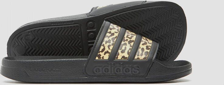 Adidas adilette shower animal slippers zwart dames