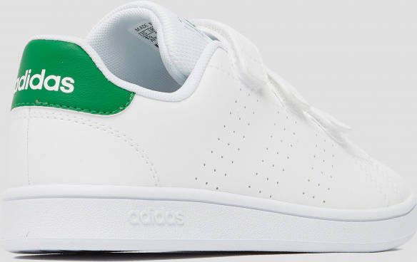 Adidas advantage sneakers wit groen baby