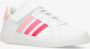Adidas Grand Court 2.0 Wit Sneakers Klittenband Meisjes - Thumbnail 4
