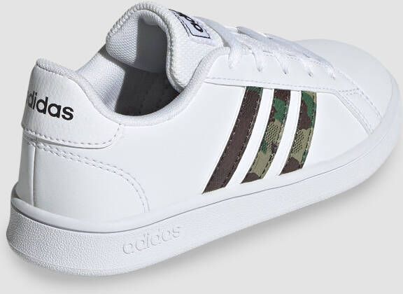 Adidas grand court camo sneakers wit kinderen