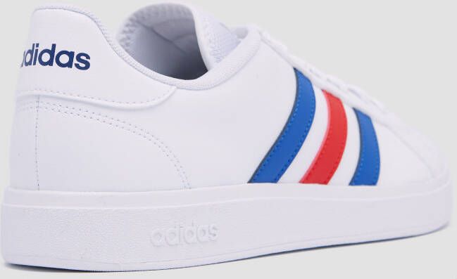 Adidas grand court td sneakers wit blauw heren