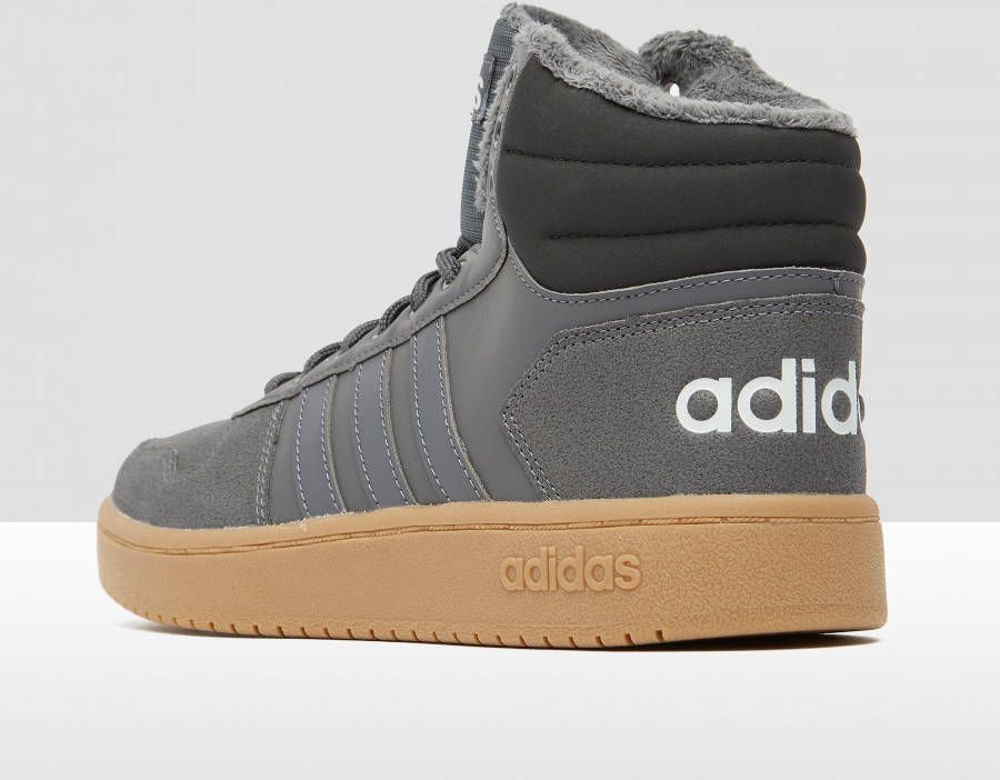Alvast Trolley Nieuwe betekenis Adidas Hoops 2.0 Mid Heren Sneakers Grey Five Grey Five Core Black -  Schoenen.nl